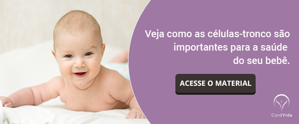 Banner para baixar o E-book "Entenda a relação da saúde do seu bebê com as células-tronco do cordão umbilical"